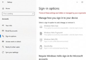 วิธีปิดการใช้งานตัวเลือกการลงชื่อเข้าใช้ในการตั้งค่า Windows ใน Windows 11/10 