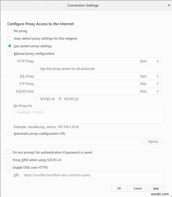 พร็อกซีเซิร์ฟเวอร์ปฏิเสธข้อผิดพลาดในการเชื่อมต่อใน Firefox หรือ Chrome 