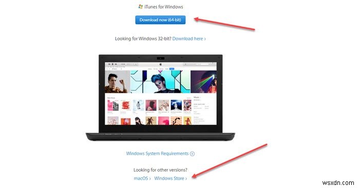 iTunes.exe หายไป &ไม่พบใน Windows 10 