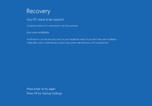 วิธีแก้ไขข้อผิดพลาด 0xc000000e พีซีของคุณต้องได้รับการซ่อมแซมใน Windows 11/10 