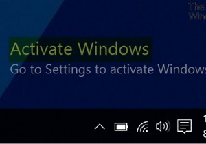 วิธีลบลายน้ำเปิดใช้งาน Windows บนเดสก์ท็อปใน Windows 11/10 