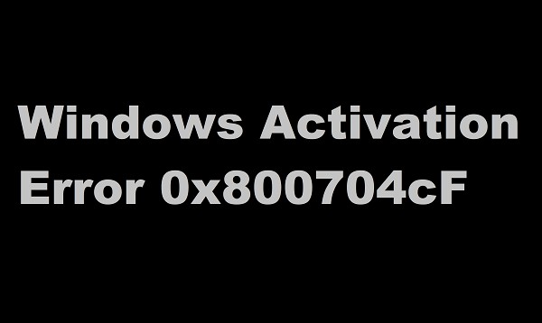 คุณต้องใช้หมายเลขผลิตภัณฑ์ที่ถูกต้องเพื่อเปิดใช้งาน Windows – 0x800704cF 