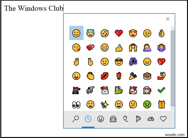 วิธีใช้ ปิดใช้งาน เปิดใช้งาน Emoji Panel ใน Windows 11/10 