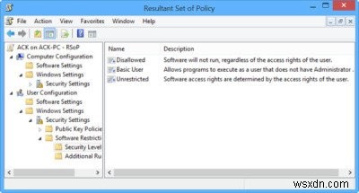 ตรวจสอบการตั้งค่าด้วย Group Policy Results Tool (GPResult.exe) ใน Windows 11/10 