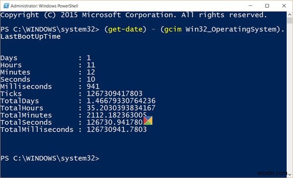 วิธีค้นหา System Uptime ใน Windows 10 