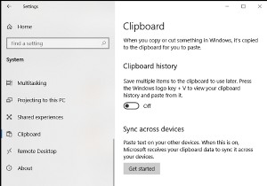 Cloud Clipboard ไม่ทำงานหรือซิงค์ใน Windows 10 