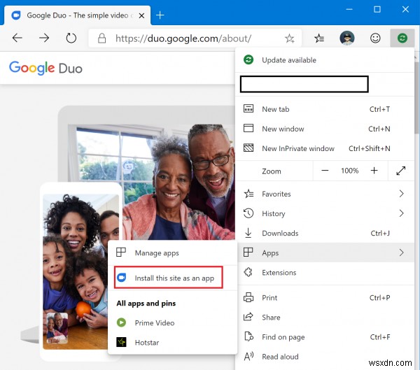 วิธีติดตั้ง Google Duo บน Windows 11/10 