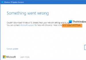 แก้ไขข้อผิดพลาด 0x80072efe บน Windows 10 Update Assistant 