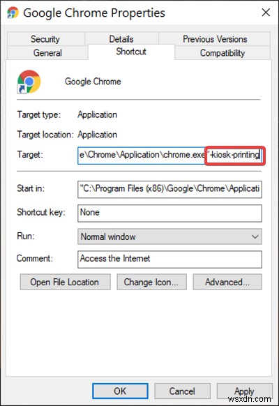 วิธีเปิดหรือปิดใช้งานกล่องโต้ตอบการพิมพ์ระบบในเบราว์เซอร์ Chrome 