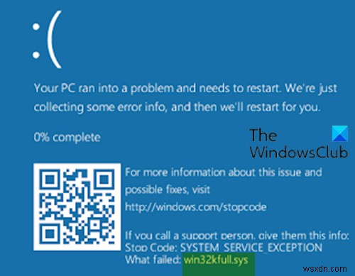 แก้ไขข้อผิดพลาดหน้าจอสีน้ำเงิน win32kfull.sys ใน Windows 10 