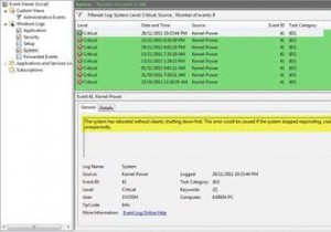 ข้อผิดพลาด Kernel-Power Event ID 41 ระบบได้รีบูตโดยไม่ต้องปิดเครื่องอย่างสมบูรณ์ 
