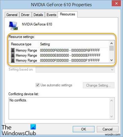 Windows ไม่สามารถระบุทรัพยากรทั้งหมดที่อุปกรณ์นี้ใช้ข้อผิดพลาด (รหัส 16) ใน Windows 10 