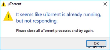 วิธีแก้ไข uTorrent ไม่ตอบสนองบน Windows 11/10 