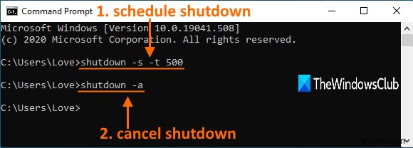 วิธีกำหนดเวลาปิดเครื่องอัตโนมัติใน Windows 10 โดยใช้ Command Prompt 