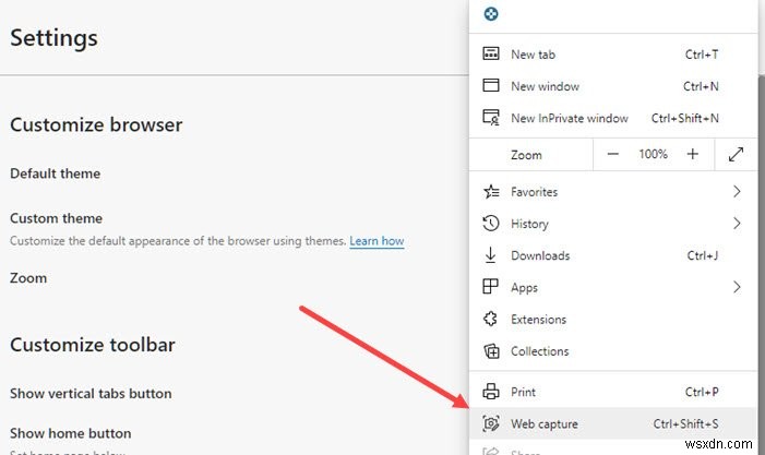 วิธีใช้ Web Capture ใน Microsoft Edge บน Windows 10 