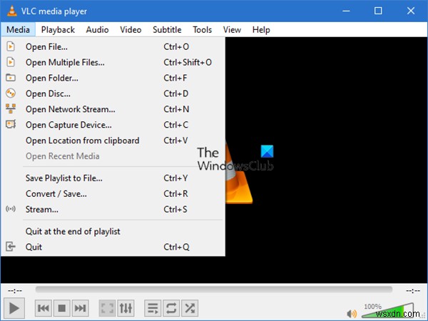 วิธีเล่นวิดีโอด้วย VLC โดยใช้ Command Prompt 