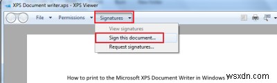 วิธีพิมพ์ไปยัง Microsoft XPS Document Writer ใน Windows PC 