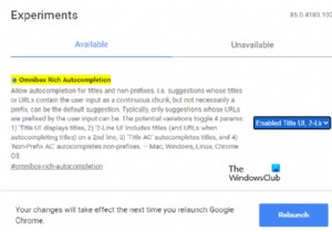 เปิดใช้งานคำแนะนำการเติมข้อความอัตโนมัติในแถบที่อยู่แบบสมบูรณ์ในเบราว์เซอร์ Chrome 