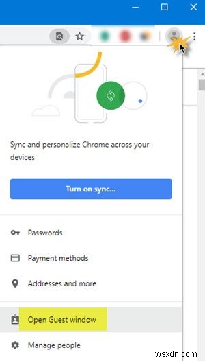 วิธีเปิด Chrome ในโหมดผู้เยี่ยมชมเสมอใน Windows 11/10 