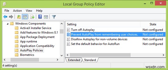 วิธีป้องกัน AutoPlay จากการจำ User Choice ใน Windows 11/10 