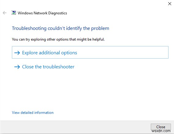 Windows ไม่สามารถเชื่อมต่ออินเทอร์เน็ต – ปัญหาการเชื่อมต่อ 