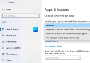 เลือกตำแหน่งที่จะรับตัวเลือกแอพเป็นสีเทาในการตั้งค่า Windows 10 