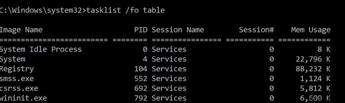 วิธีฆ่ากระบวนการโดยใช้ Command Line ใน Windows 11/10 