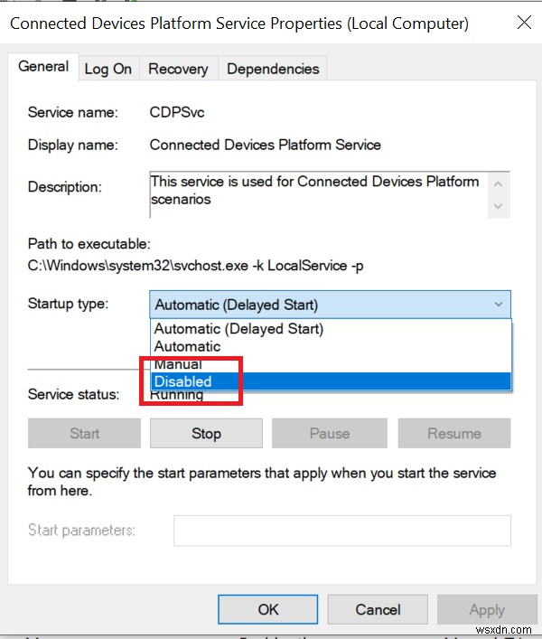 Connected Devices Platform Service (CDPSvc) การใช้งานดิสก์สูง – คุณปิดการใช้งานได้หรือไม่ 