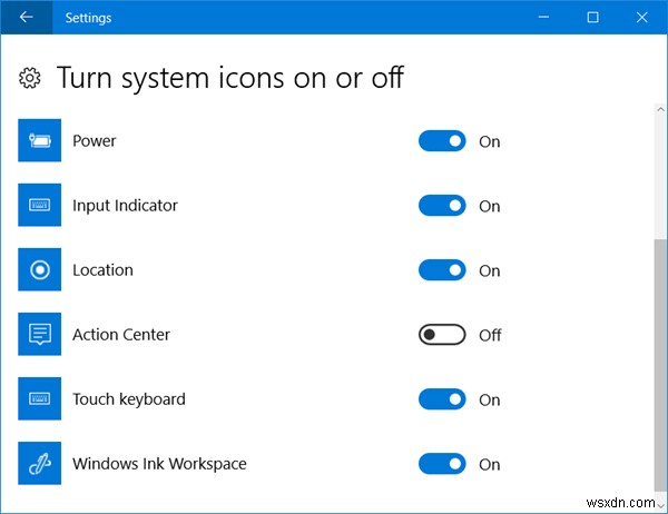 วิธีปิดการใช้งาน Notification and Action Center ใน Windows 10 