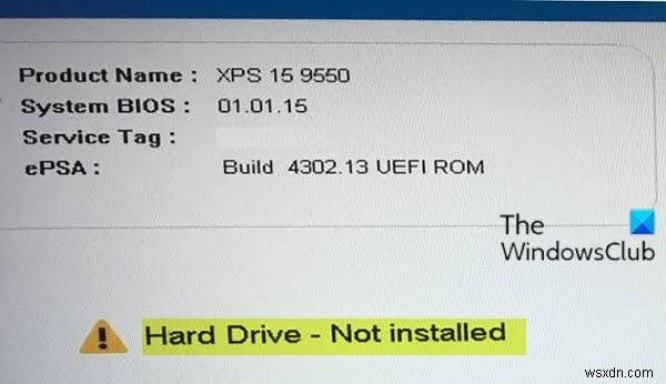 แก้ไขปัญหาไม่ได้ติดตั้งฮาร์ดไดรฟ์ใน Windows 11/10 