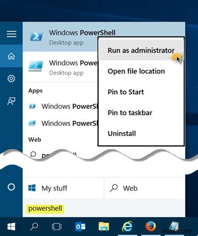 วิธีเปิดพรอมต์ PowerShell ที่ยกระดับใน Windows 11/10 