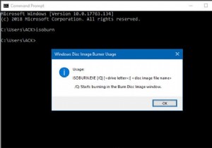 วิธีเขียนไฟล์ ISO โดยใช้ Command Prompt ใน Windows 10 