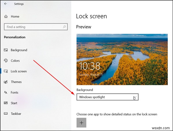 วิธีเปิด Windows Spotlight Like What You See option 