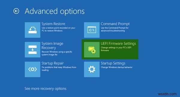 วิธีบูตคอมพิวเตอร์ Windows ในเฟิร์มแวร์ UEFI หรือ BIOS 