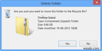 เปิดหรือปิดกล่องยืนยันการลบสำหรับถังรีไซเคิลใน Windows 11/10 