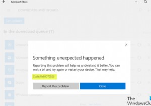 แก้ไขข้อผิดพลาดของ Microsoft Store 0x80070520 ใน Windows 10 