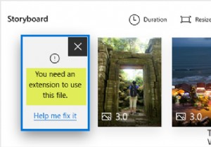 คุณต้องมีส่วนขยายเพื่อใช้ไฟล์นี้ – ข้อผิดพลาดโปรแกรมแก้ไขวิดีโอของแอปรูปภาพใน Windows 10 
