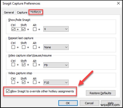 หยุด OneDrive จากการใช้ปุ่ม Print Screen บน Windows 11/10 