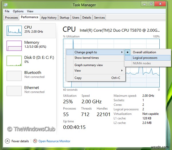 วิธีกำหนดการตั้งค่า Multi Core ใน Windows 11/10 