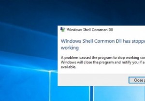 Windows Shell Common DLL หยุดทำงาน 