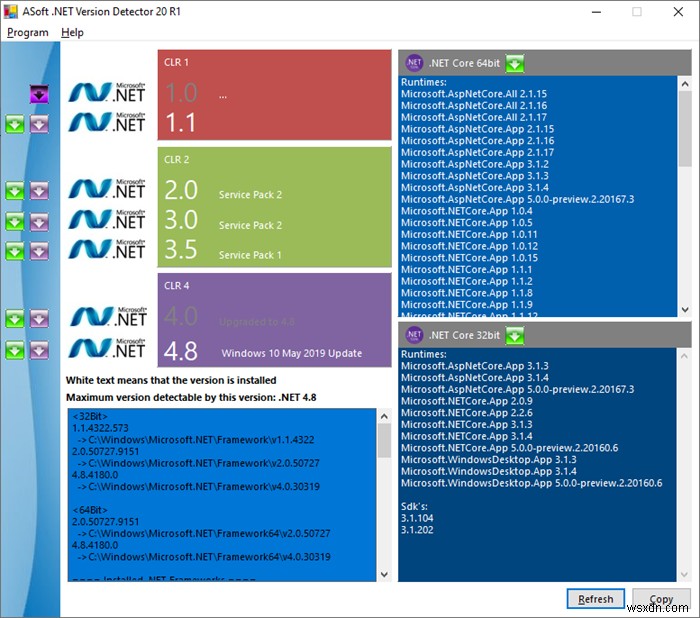 วิธีตรวจสอบเวอร์ชัน .NET Framework ที่ติดตั้งบน Windows 10 PC 