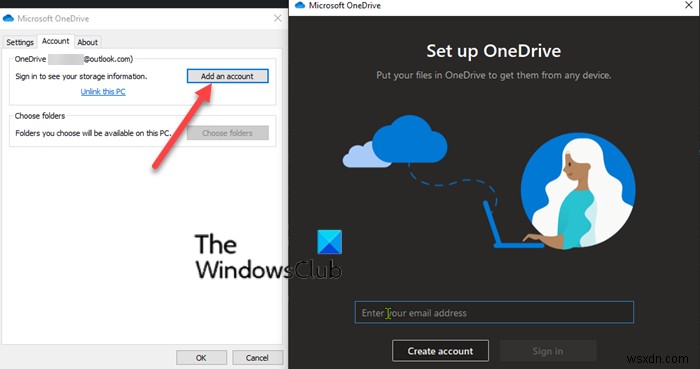 วิธีเพิ่มบัญชี OneDrive หลายบัญชีในคอมพิวเตอร์ Windows 10 