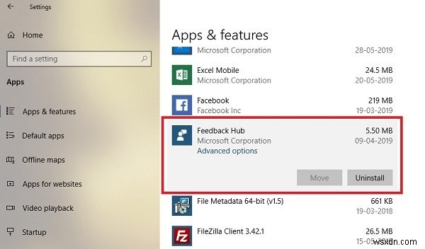 วิธีถอนการติดตั้งแอป Feedback Hub ใน Windows 10 