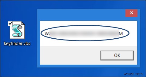 วิธีค้นหารหัสผลิตภัณฑ์ Windows โดยใช้ VB Script ใน Windows 11/10 