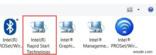 ดูเหมือนว่าระบบของคุณไม่ได้เปิดใช้งาน Intel Rapid Start Technology ไว้ 