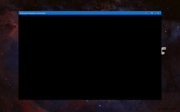 แก้ไขปัญหา Remote Desktop Black Screen ใน Windows 11/10 