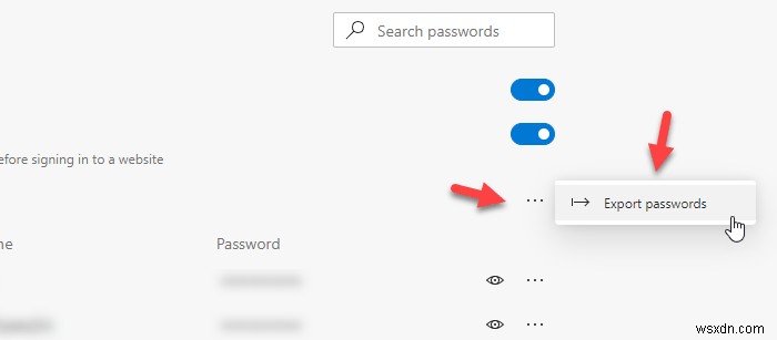 วิธีการนำเข้าหรือส่งออกรหัสผ่านที่บันทึกไว้จาก Microsoft Edge 
