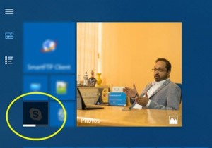 ไทล์เมนูเริ่มมืดใน Windows 10 