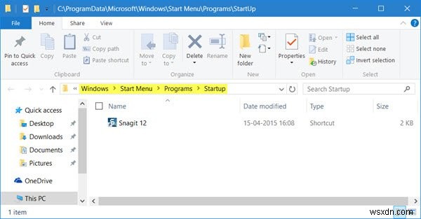 โปรแกรมในโฟลเดอร์ Startup ไม่เริ่มทำงานเมื่อเริ่มต้นระบบใน Windows 11/10 