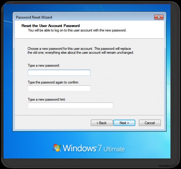 สร้างดิสก์รีเซ็ตรหัสผ่านโดยใช้ USB แฟลชไดรฟ์บน Windows 10 
